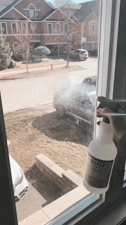 wash windows, streak-free