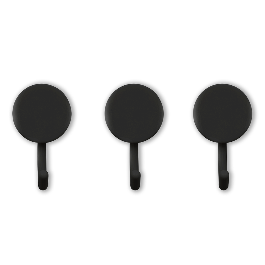 3 Black Hooks