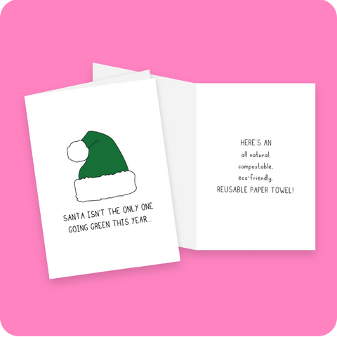 Eco-Santa Holiday Card