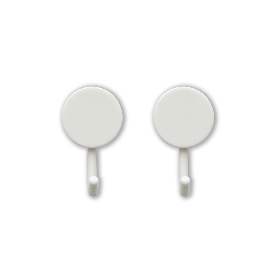 2 White Hooks